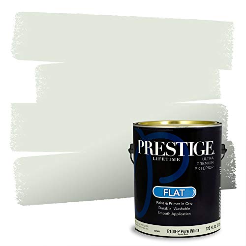 PRESTIGE Paints Exterior Paint and Primer In One, 1-Gallon, Flat, Comparable Ma…