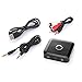 SUPRBIRD Bluetooth Transmitter and Receiver Wireless 3.5mm Bluetooth Stereo Audio Adapter for Home/ Car Audio Stereo System (aptX Low Latency, Pair 2 at Once)