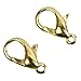 BSI - 50 Pcs Populer Lobster Clasps 12mm ~ Jewelry Making Findings ~ (Gold Plated)
