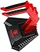 SADES E-Sports Gaming Headphone Cradle, Acrylic Headphone Bracket Stand, Headset Hanger Holder for Gamers (RED)