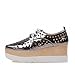 Latasa Womens Chic Hollow out Lace-up Pointed-toe Platform Wedge Mid Heel Oxford Shoes