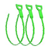 Drain Clog Remover,3 Pack Snake Hair Cleaning Tool