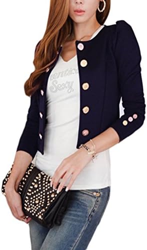 Locry Women Slim Fit Work Office Long Sleeve Blazer Jacket Coat