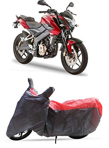Dgtrendz Dual Tone Grey Single Red Strip Cover Bajaj Pulsar Ns 0 Amazon In Car Motorbike