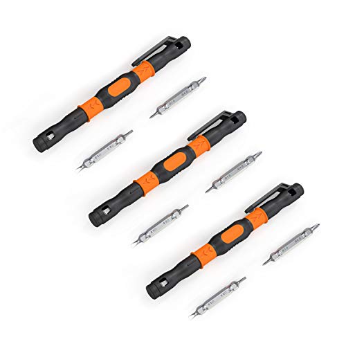 JAKEMY Pocket Screwdriver, Precision Multibit Portable Screwdriver, 3