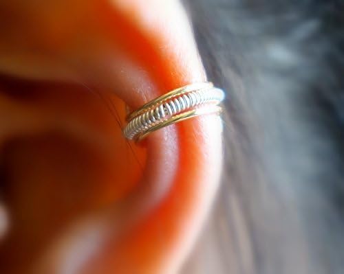 13)Simple and Cute Non-Pierced EAR CUFF II *Gold*