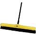 Rubbermaid Commercial Polypropylene Plastic Foam Block Medium Floor Sweep, 24-Inch Head Width, Black (FG9B0900BLA)