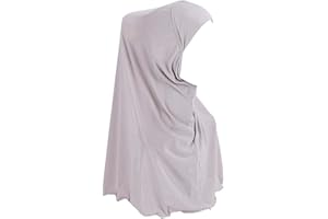 JOIZPAPA Girls Muslim Hijab Solid Color Head Scarf Kids Islamic Arab Scarf Shawls Head Wrap for Girls age 7-12