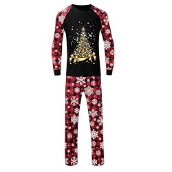 KASAAS Christmas Pajamas for Family Pjs Matching