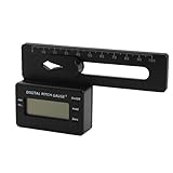 LCD Display Digital Pitch Gauge for Align Trex 450 RC Model Helicopter
