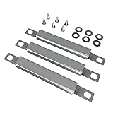 Unicook Grill Crossover Tubes 3 Pack, 6 3/8" Length Stainless Steel Carryover Tube, Grill Replacement Parts, Fit Most Grills