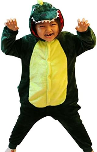 iSZEYU Dinosaur Children Onesies For Kids Halloween Christmas Pajamas Costumes Girls PJ