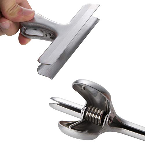 12 Pack Chip Bag Clips-4.7 Inches Wide,Larger and Sturdy Stainless Steel Heavy-Duty Food Bags Clamps.All-Purpose Air Tight Seal Grip Clips for Coffee,Bread,Tea Bags.Office Home Kitchen School Usage. - Thumbnail 5