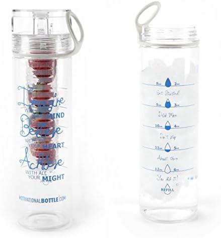 27oz Motivational Infuser Water Bottle