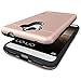 Huawei Mate 9 Case, CoverON [SecureCard Series] Slim Fit Protective Hard Hybrid Cover with Credit Card Slot and Kickstand Phone Case for Huawei Mate 9 - Rose Gold