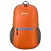 Gonex Ultra Lightweight Packable Backpack Hiking Daypack Handy Foldable Camping Outdoor Travel Cycling Backpacking(Orange)