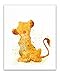 Summit Designs Lion King Disney Watercolor Wall Art Prints– Set of 5 (8x10) Poster Photos - Hakuna Matata It Means No Worries - Timon - Pumba - Simba