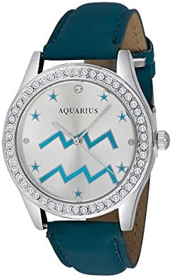 Unisex Crystal Zodiac Horoscope Watch- Aquarius