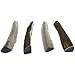 Deluxe Naturals Elk Antler Dog Chews | Long-Lasting A-Grade Premium Elk Antler Chews for Dogs from Naturally Shed Elk Antlers Collected in The USA, Split, Small (Pack of 4)