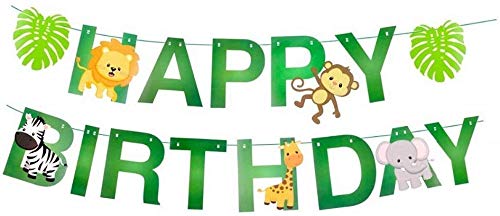 Zoo-Jungle Animals Party-Supplies Decorations Balloons