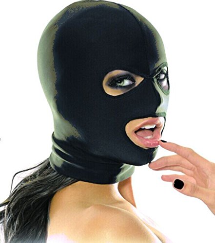 Strong Elastic Spandex Mask Hood with Open Eyes and Mouth Holes