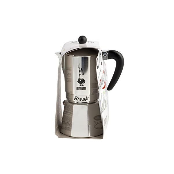 Bialetti 5903 Espressokocher Break 6 Tassen, Aluminium – Bild 3