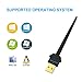 EDUPLINK WiFi Adapter ac 1300Mbps Wireless USB Adapter 5GHz/2.4GHz Dual Band 1200Mbps USB Adapter 2dBi External Antennas Supports Windows XP,Win Vista,Win 7,Win 8.1, Win 10,Mac OS X 10.6-10.13