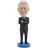 Royal Bobbles Bill Clinton Bobblehead, Premium Polyresin Lifelike Figure, Unique Serial Number, Exquisite Detail