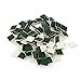 uxcell Plastic Self Adhesive Cable Tie Mount Base 13 x 13mm 100 Pcs White