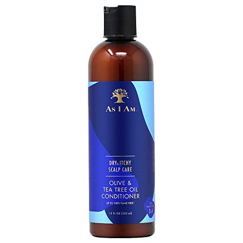 As I Am Dry & Itchy Scalp Care Conditioner - 12 ounce - Enriched with Zinc Pyrithione, Olive Oil, an - //medicalbooks.filipinodoctors.org