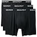 DAVID ARCHY Mens Underwear Solid Quick Dry Polyamide Boxer Briefs Active Performance Sports Waistband Ultra Soft Breathable Underwear in 3 Pack No Fly (S, Black - Solid No Fly)
