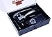 NWElegance Professional Rabbit Bottle Opener, Lever Corkscrew Remover, Complete Wine Party Gift Set