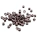 1000 Silicone Micro Link Rings 5mm Lined Beads Deadlocks for Hair Extensions Tool (#5 Brown)