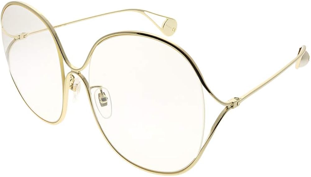 gold transparent glasses