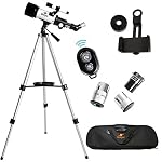 Gskyer-Telescope-70mm-Aperture-400mm-AZ-Mount-Astronomical-Refracting-Telescope-for-Kids-Beginners-Travel-Telescope-with-Carry-Bag-Phone-Adapter-and-Wireless-Remote