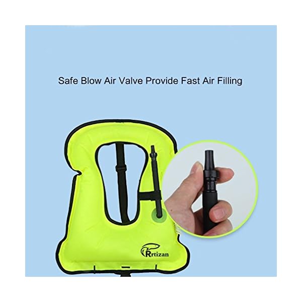 Rrtizan-Unisex-Adult-Portable-Inflatable-Canvas-Life-Jacket-Snorkel-Vest-For-Diving-Safety
