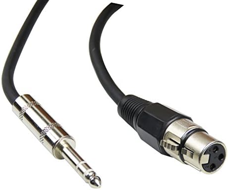STARAUDIO SSFC-750CM 25FT(7.5M) Stereo Quarter Inch 6.35mm Male to 3 Pin XLR Female Speaker Mic Audio Cable (Compatible With Amplifiers, Instruments, and more)