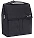 Premium Quality Freezable Lunch Bag / Bottle and Can Cooler 10inch stays cold up to 10 hours with built in ice gel packs Foldable & Reusable, includes Adjustable carrying Strap for easy carry