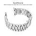 Infiland Apple Watch 42mm Band Series 1 Series 2, Stainless Steel Metal Replacement Strap Wrist Band for 42mm Apple Watch All Models (Apple Watch Series 1 & Series 2) - Silver