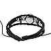 Rosemes Retro 12 Constellation Beaded Hand Woven Leather Bracelet Punk Chain Cuff Sagittarius
