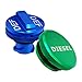 illet Aluminum Fuel Cap Combo Pack,Diesel Fuel Cap for Dodge - Magnetic Green Diesel Fuel Cap and Non-magnetic Blue DEF Cap for 2013-2018 Dodge Ram Diesel Trucks 1500 2500 3500 primary