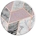 PopSockets: Luxurious Rose Gold and Geometric Marble - PopSockets Grip and Stand for Phones and Tablets