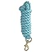 Intrepid International Horse Tack - Heavy Duty Cotton Rope Lead Ropes for Horses, with Durable Brass Trigger Snap, Attaches to Halter or Harness, Soft and Comfortable Grip - Teal, 10 Feet