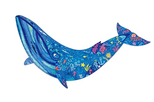 Hape - Whale Bright Ground Puzzle - 200 pcs