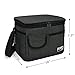 Tirrinia Insulated Lunch Box for Women Men, Leakproof Reusable Lunch Bag Containers for Adult,Working,Office,Lunch Soft Cooler Bag Tote for Picnic Hiking Beach,Black