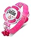 Kids Watch Girl Flower Shape Watch Novelty Toy Cartoon Digital Watch