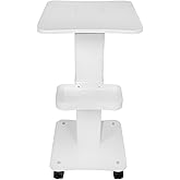 ASDJAKZP Trolley Cart with Wheels, 3 Tier 360°Rotation Beauty Rolling Trolley Cart, Beauty Salon Trolley Carts with Storage T