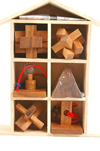 Dilemmata Haus Der Puzzles 6 Puzzle Spiele Holz Puzzle Knobel Iq