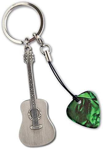 GROVER ALLMAN METAL GUITAR KEYRING ACOUSTIC Key chains