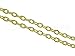 CleverDelights 2x3mm Cable Chain - Gold Color - 30 Feet